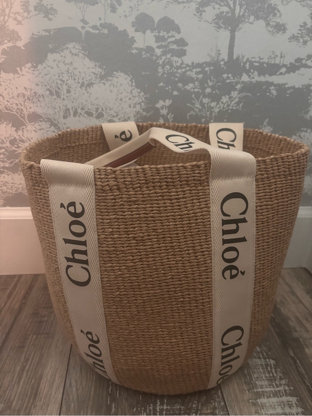 Chloé X Mifuko Woody Large woven basket tote - Picture 3 of 9